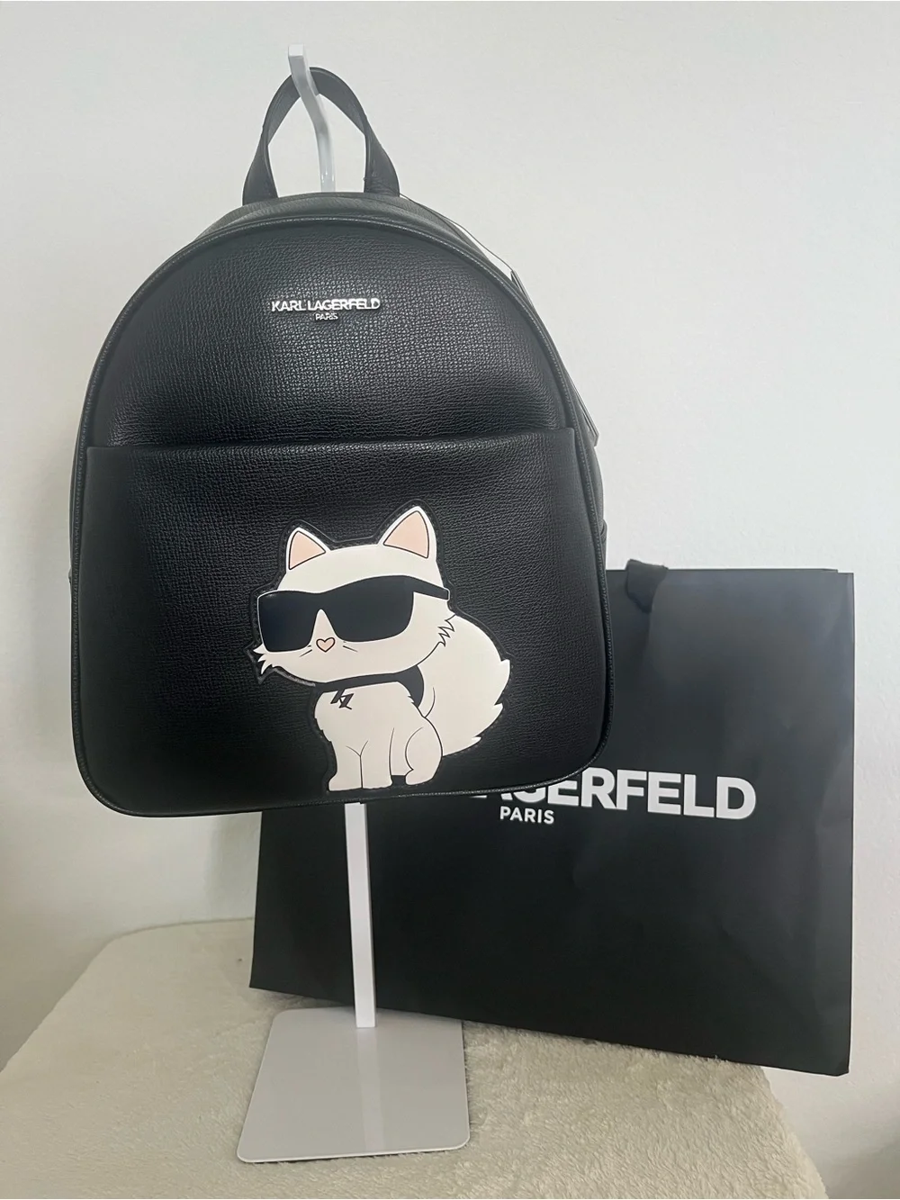 Karl Lagerfeld  Backpack with Cat Patch